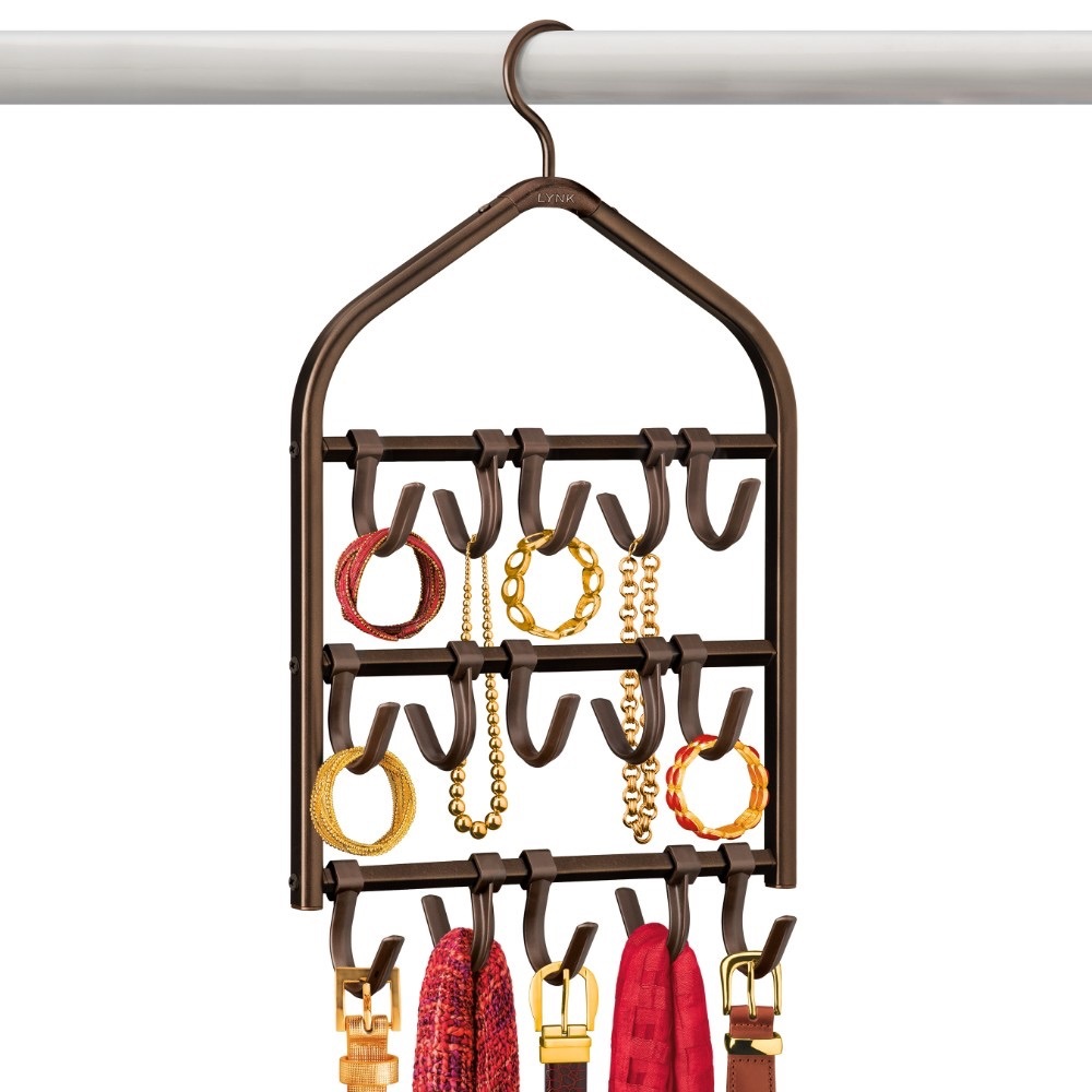 🆕 Lynk® 15 Hook Closet Organizer Rack